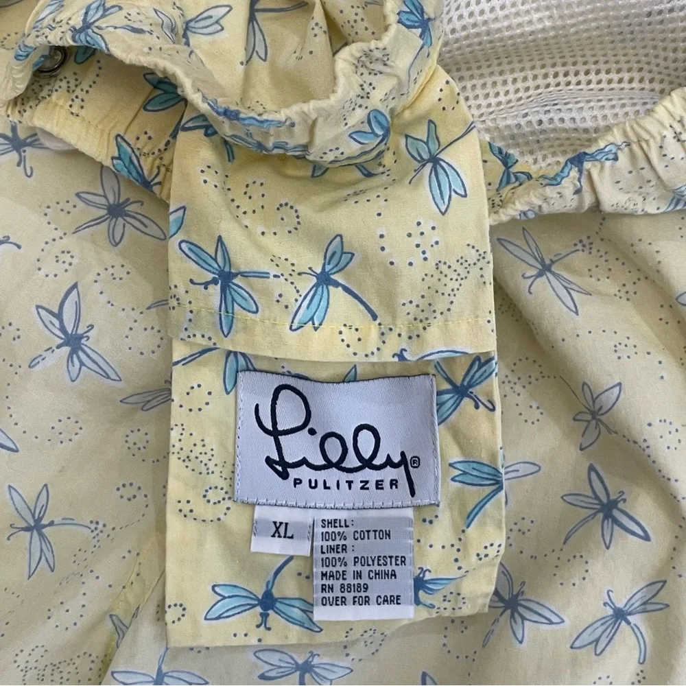 Lilly Pulitzer Men’s Yellow Dragonfly Preppy Mid Length Swim Trunks - Size XL - Picture 7 of 7